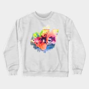 betta fish abstract Crewneck Sweatshirt